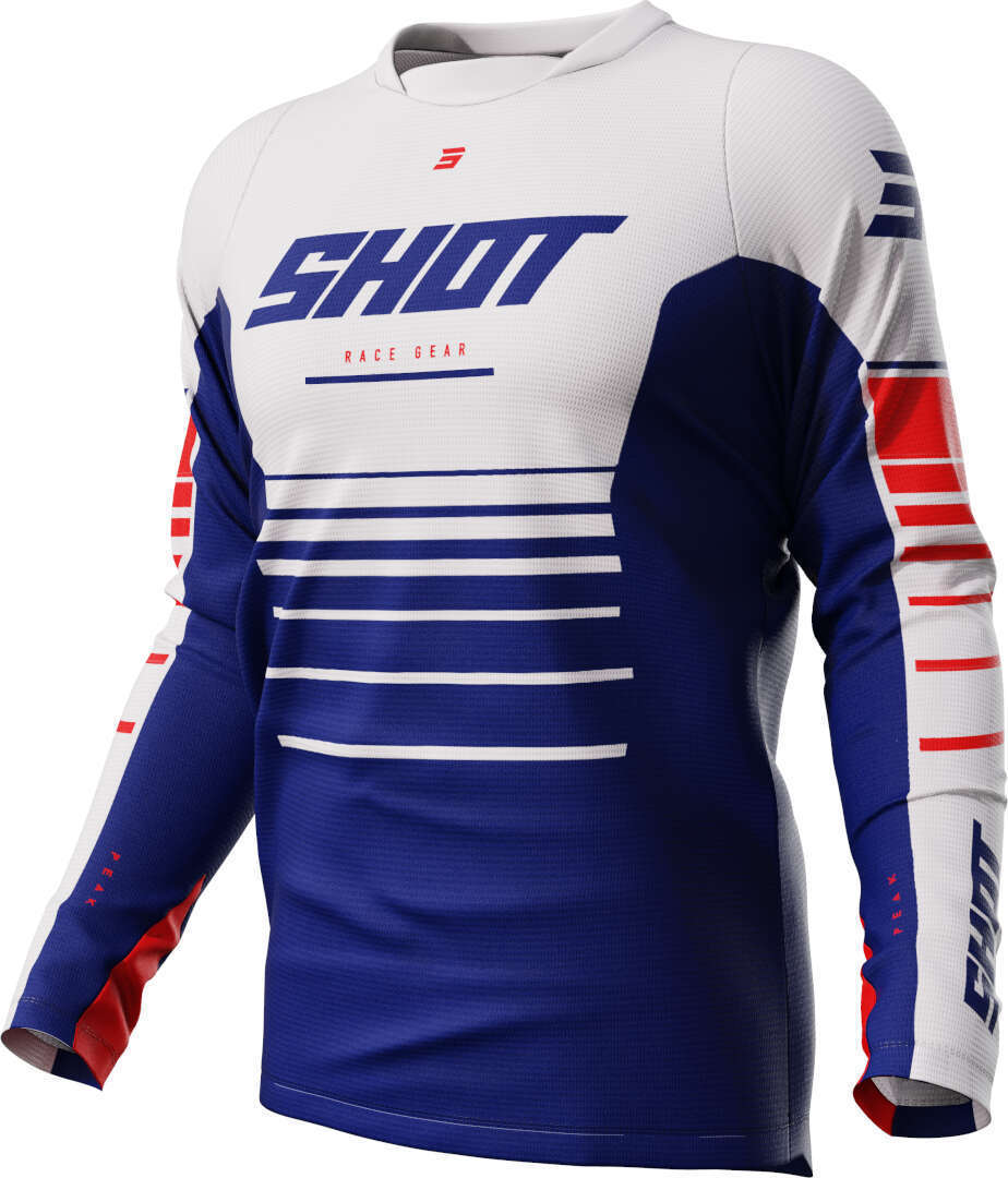 Shot Devo Peak Motokrosový dres modrobílá L Obrázek 1