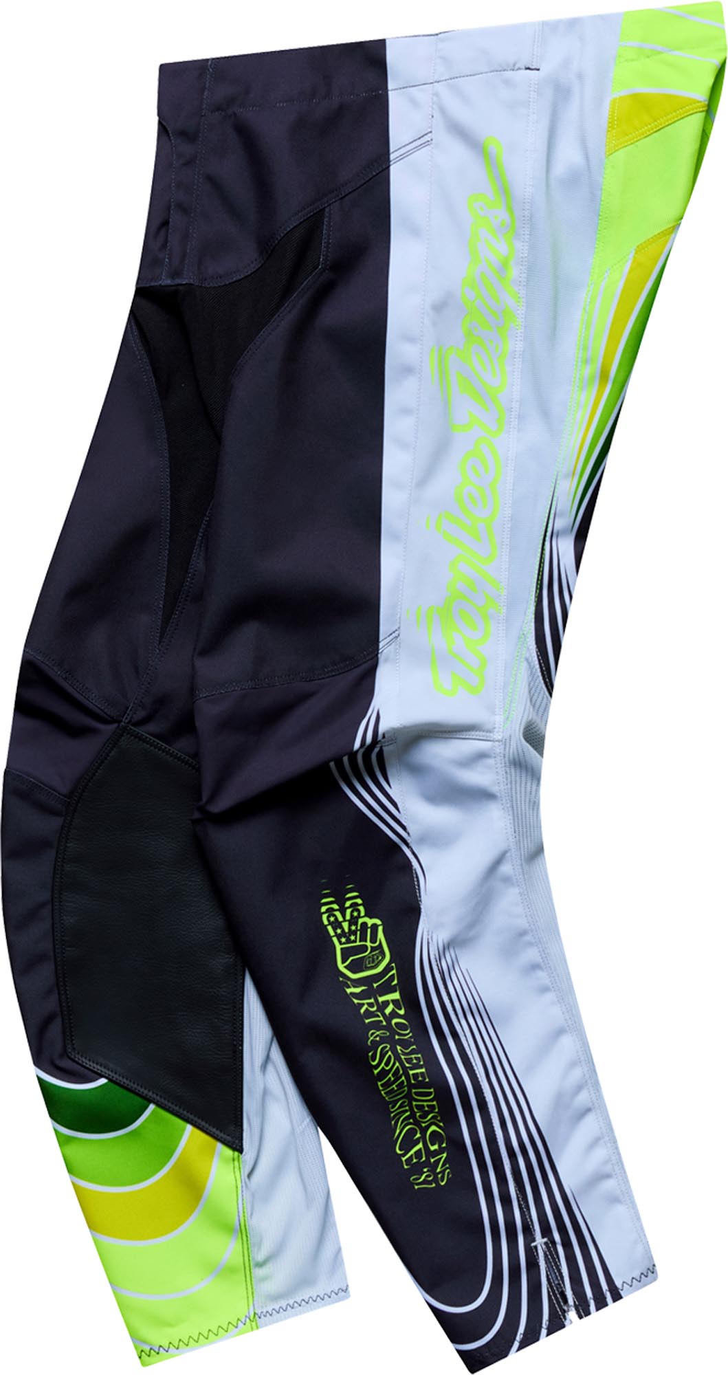 Troy Lee Designs GP Pro Stagger Motocross Pants grey/neon yellow 36 Figure 1