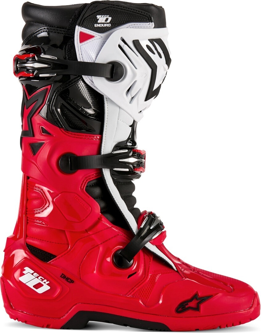 Alpinestars Tech 10 Enduro Stivali da motocross rosso/nero/bianco 9 (43) Figura 6