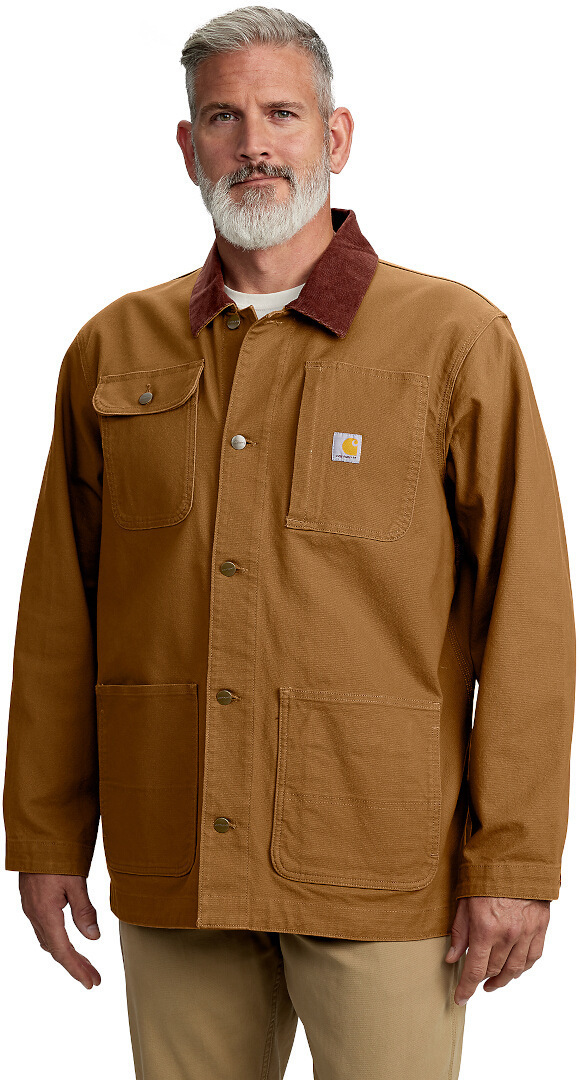 Carhartt Loose Fit Firm Duck Blanket-Lined Chore Palton XL Figura 6