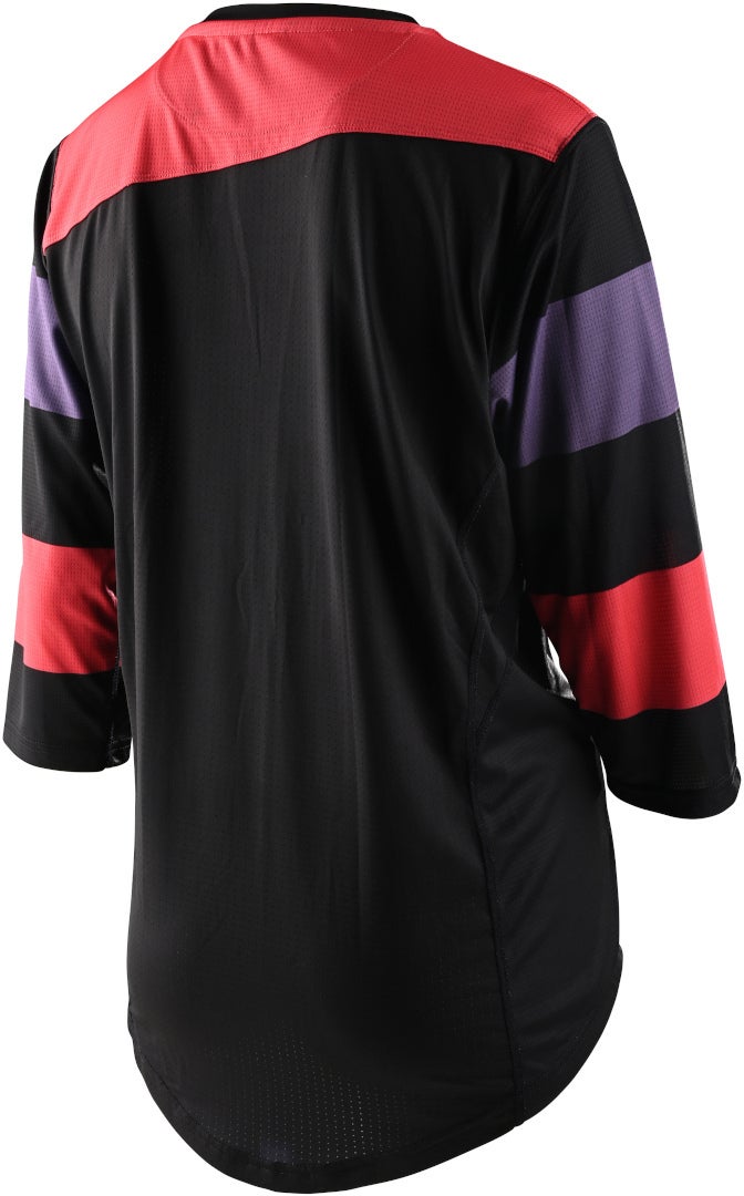 Troy Lee Designs Mischief Rugby Jersey de bicicleta para damas negro/rojo L Figura 2