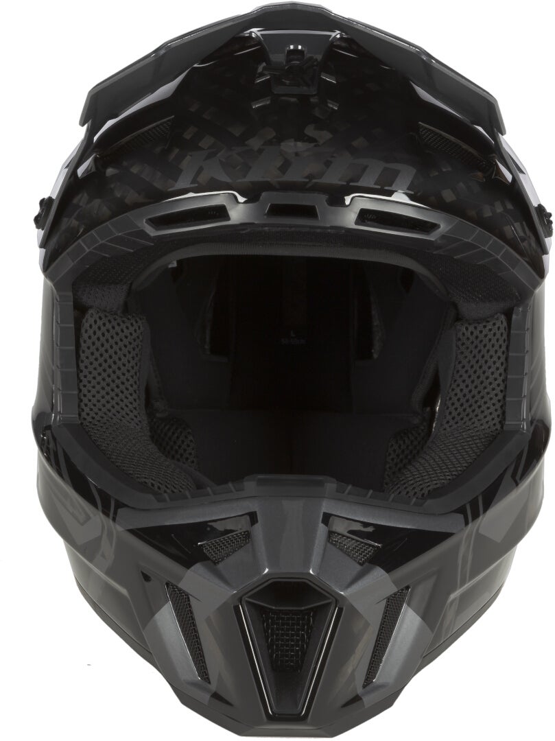 Klim F3 Carbon Pro Ascent Snescooter hjelm sort/grå XXXL (64/65) Figur 5