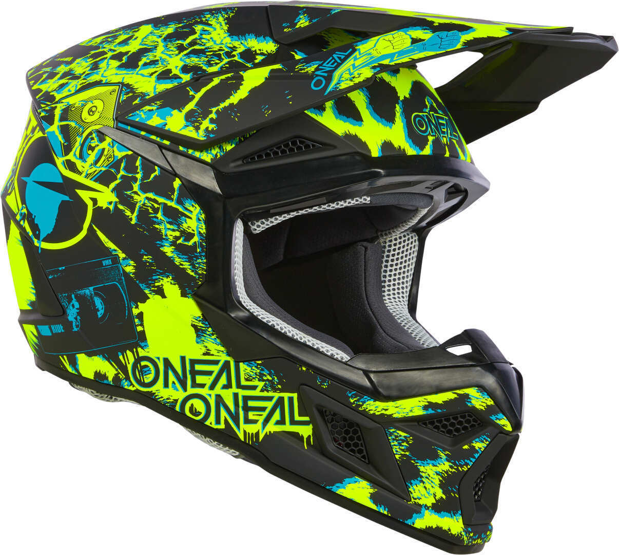 Oneal 3SRS Assault Neon Casco Motocross L (59/60) Figura 5
