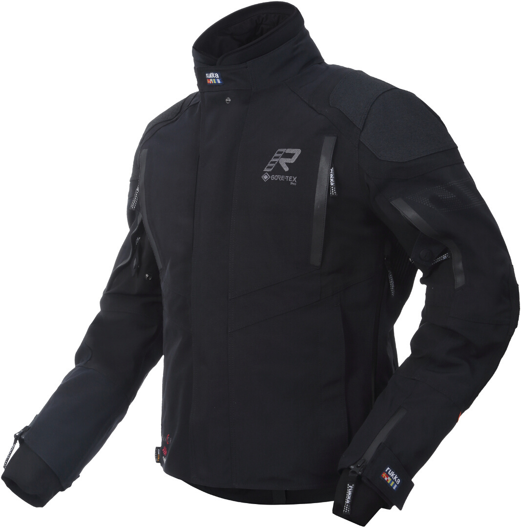 Rukka Shield-R Chaqueta textil para motocicleta negro/negro 58 Figura 1