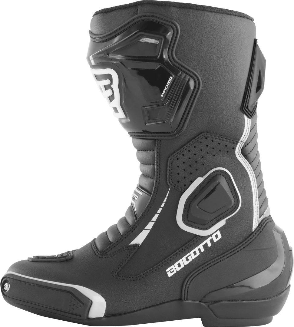 Bogotto Carta Race bottes de moto pour dames perforées Noir/Blanc 38 Figure 2