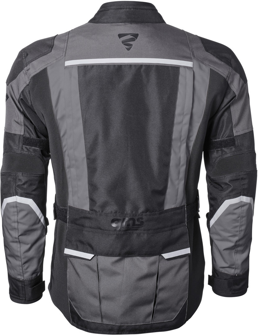 GMS Tigris Jachetă textilă impermeabilă pentru motociclete Negru/gri 6XL Figura 9