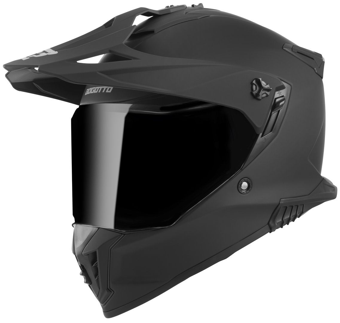 Bogotto FG-601 Casco da enduro nero opaco S Figura 2