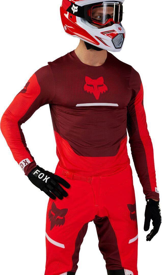 FOX Flexair Optical Motocross Jersey rot/rot XXL Abbildung 6