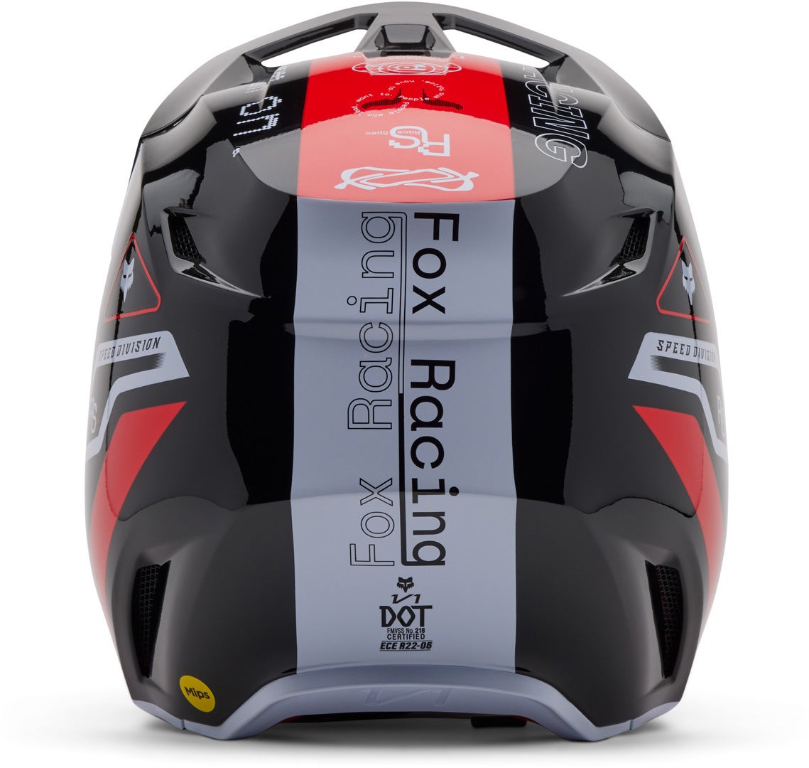 FOX V1 Race Spec MIPS Casco da motocross rosso XL (61/62) Figura 3