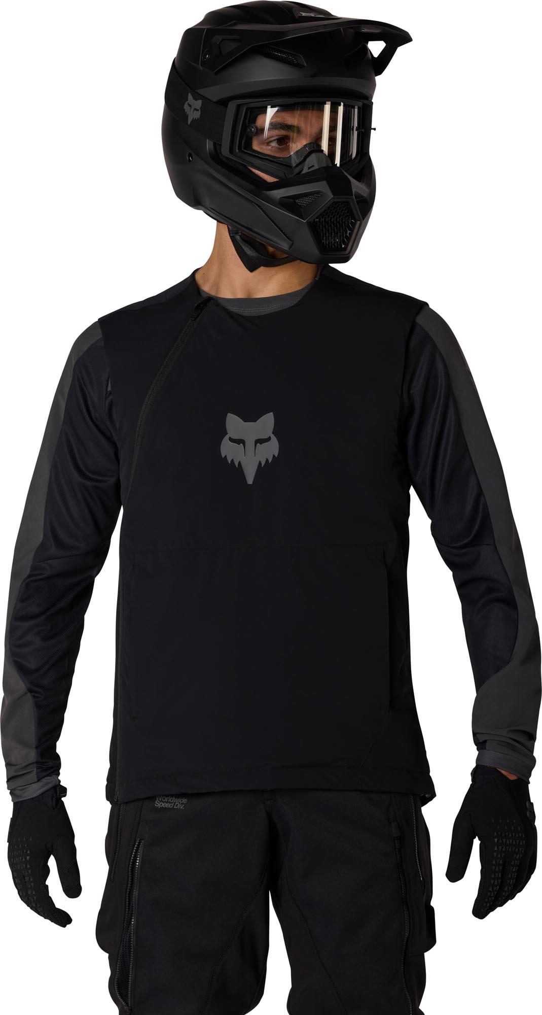FOX Ranger Wind Off-Road Vestă impermeabilă de motocross negru S Figura 3