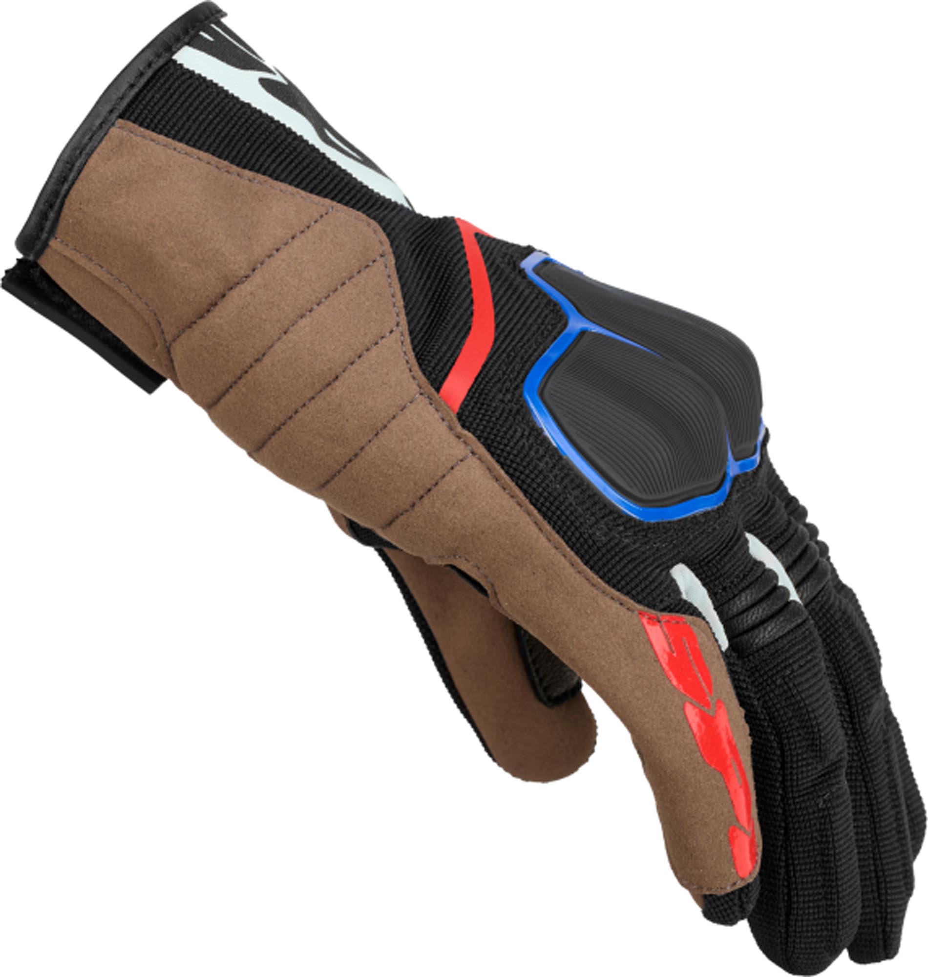 Spidi Sport-GT Motorcycle Gloves blue/red/white M Figure 3