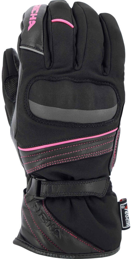 Richa Ella vandtætte damer motorcykelhandsker sort/pink M Figur 1