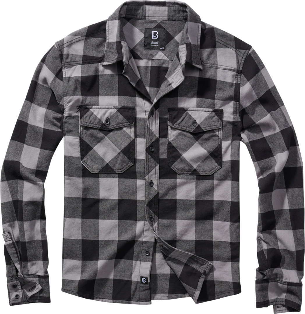 Brandit Check Hemd schwarz/grau 4XL Abbildung 1