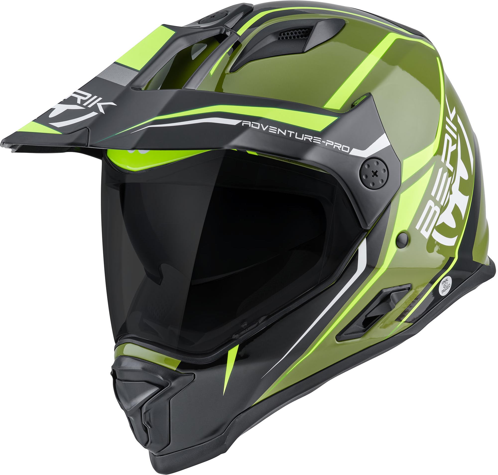Berik MX313 Volstom Adventure Pro Enduro Hjelm grøn/gul/sort L Figur 2