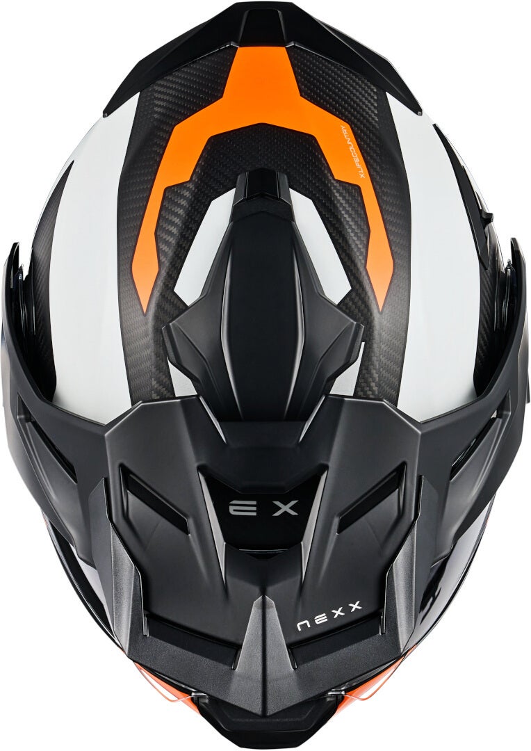 Nexx X.Lifecountry Terra Carbon Casque Blanc mat/orange XL (61/62) Figure 2