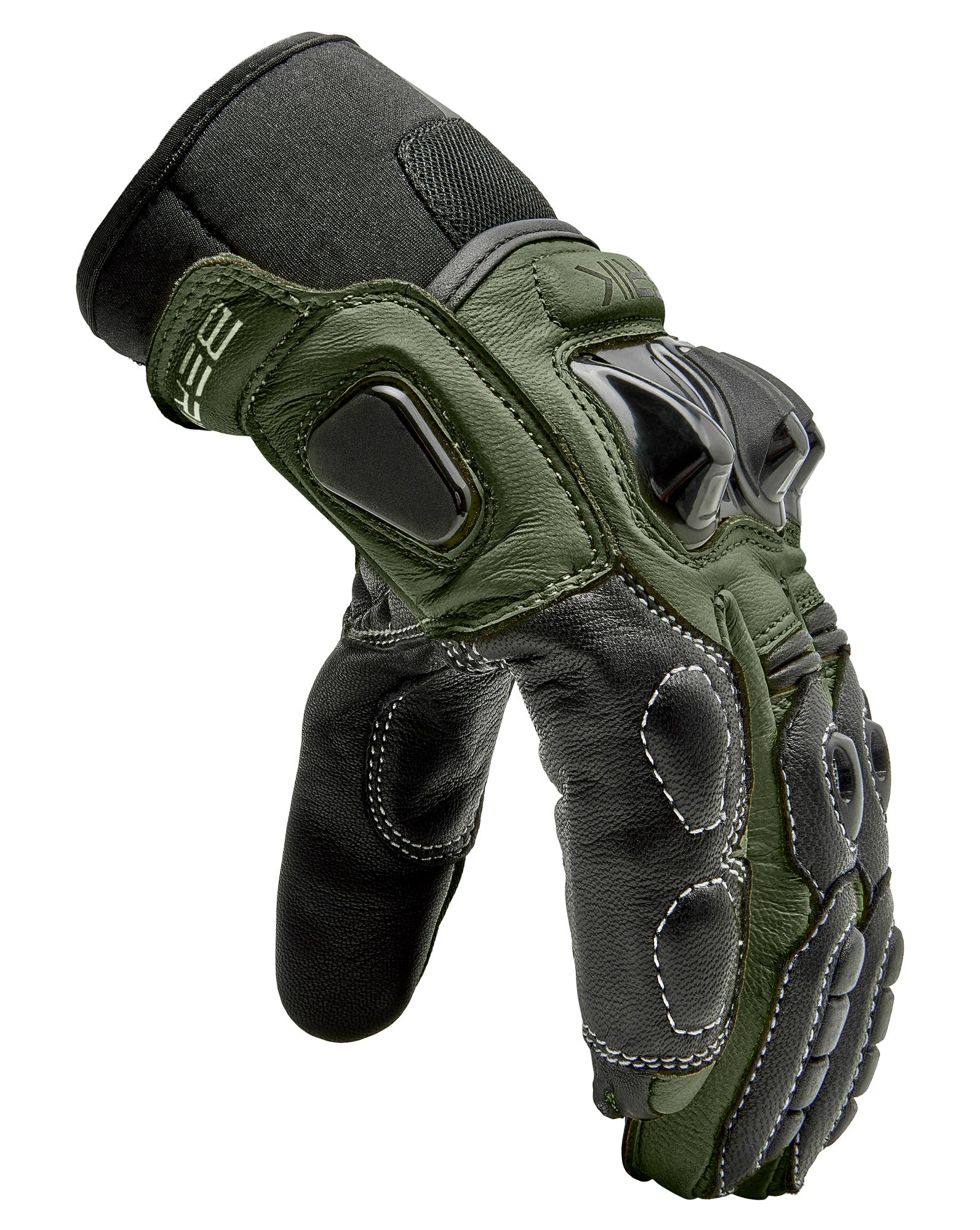 Berik Zakuda Motorcykel handsker sort/grøn XL Figur 3