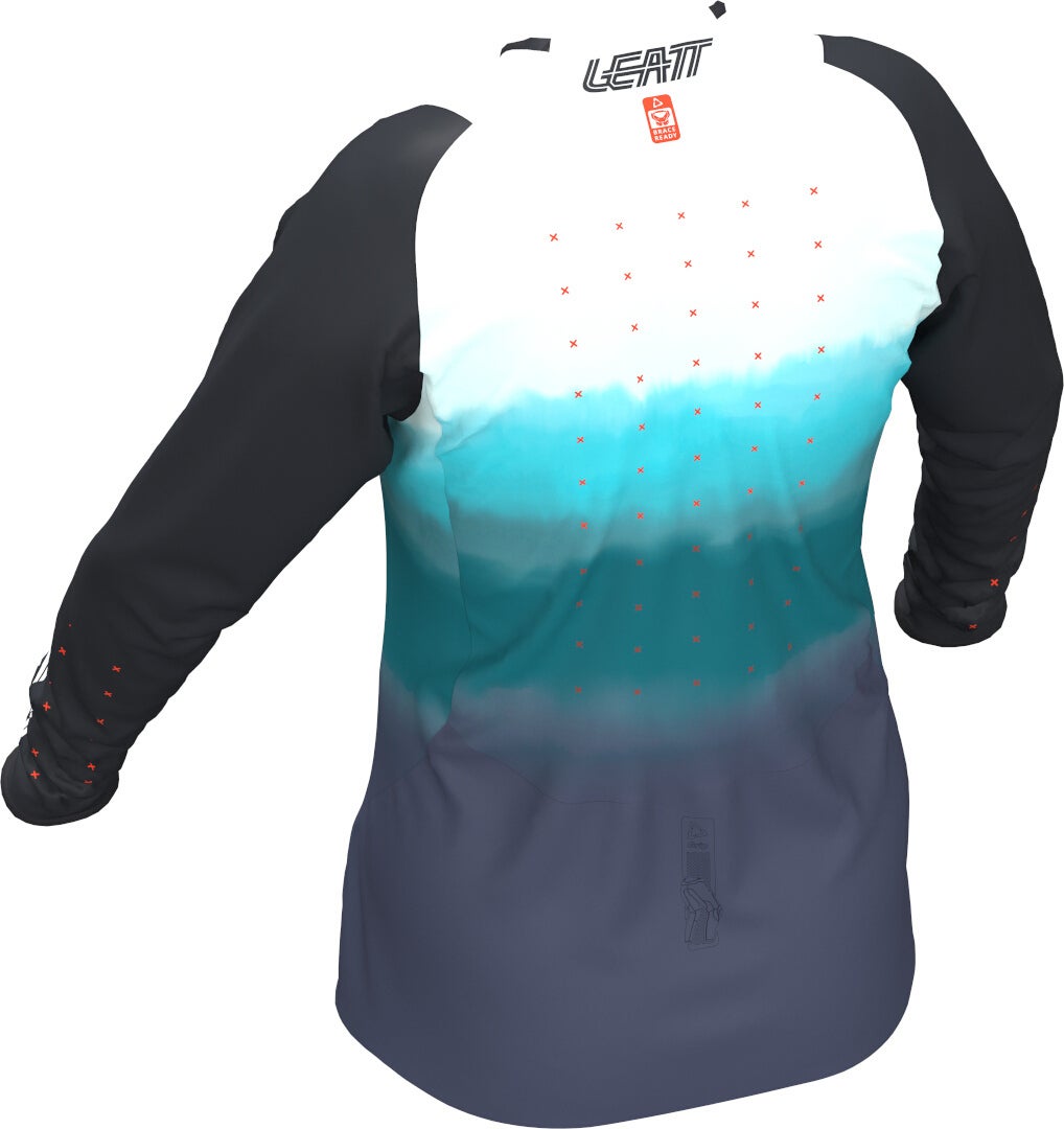 Leatt Moto 4.5 Lite Dámský motokrosový dres černá/modrá/bílá XL Obrázek 2
