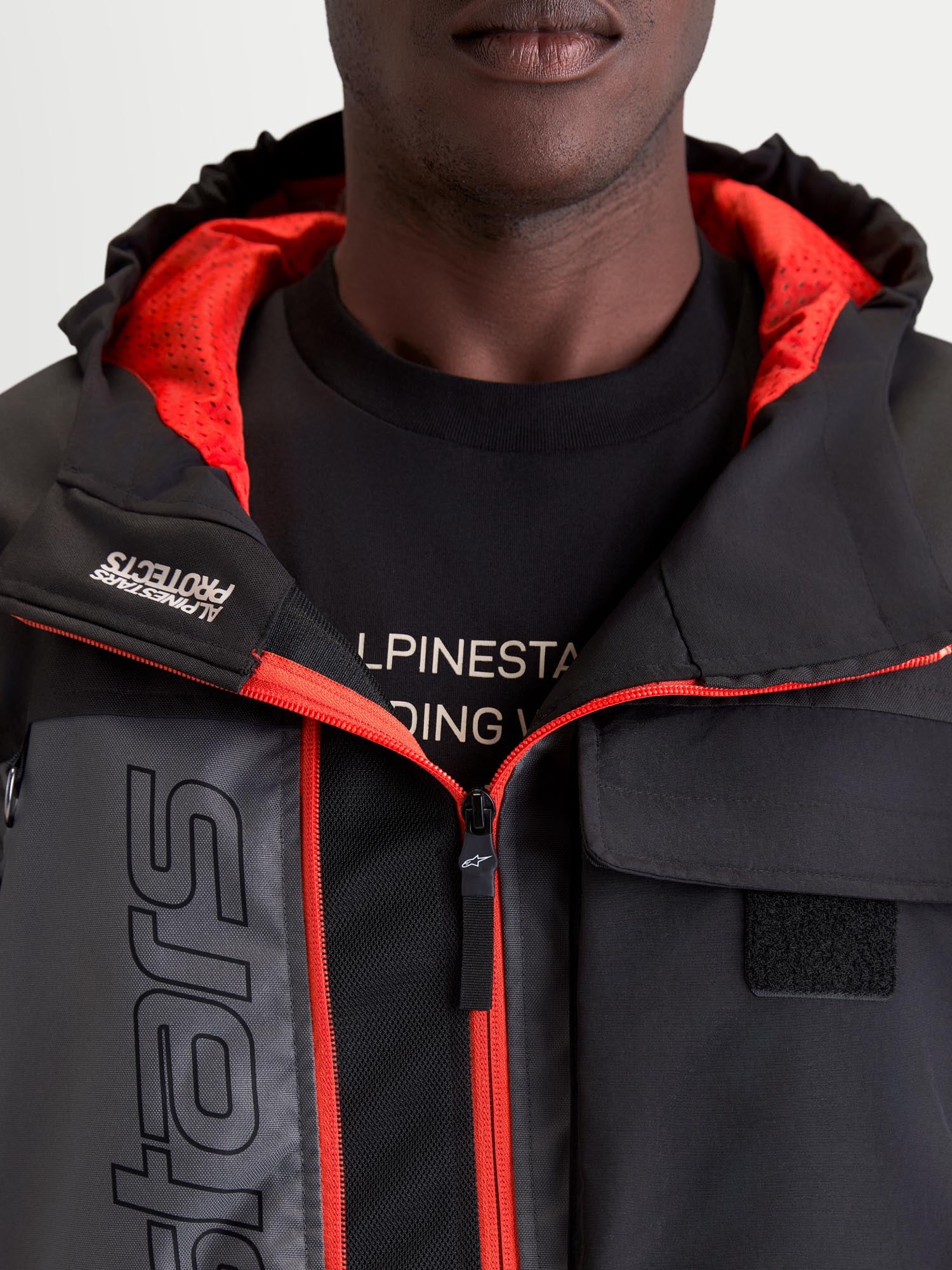 Alpinestars Morfex Parka Veste textile moto imperméable noir/gris S Figure 11