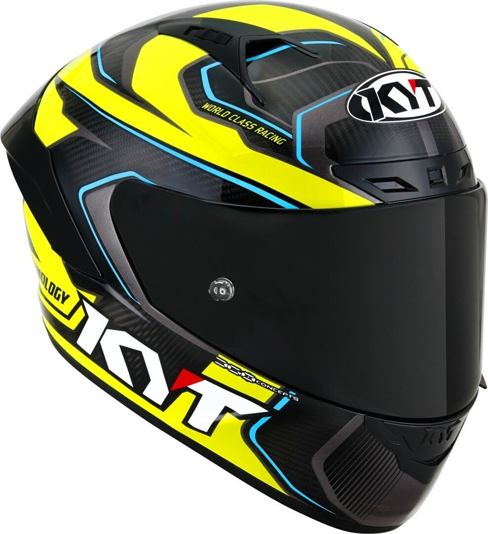 Side view of KYT NZ Race Carbon Competition Helmet
