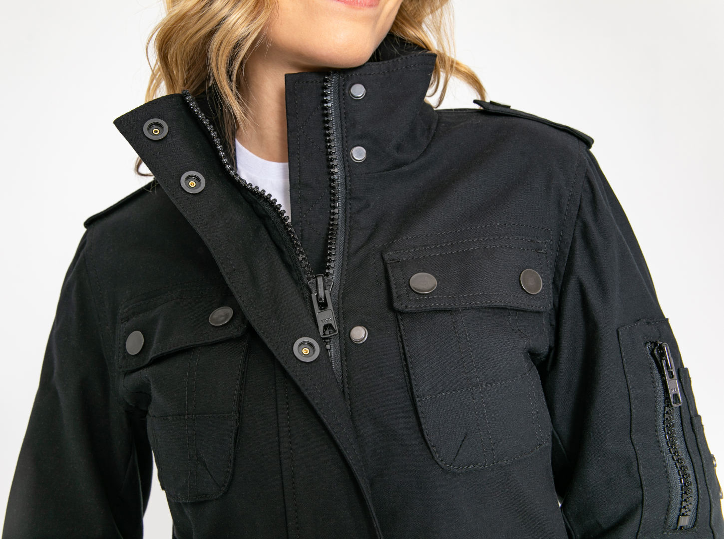 John Doe Explorer XTM Damen Motorrad Textiljacke schwarz S Abbildung 6