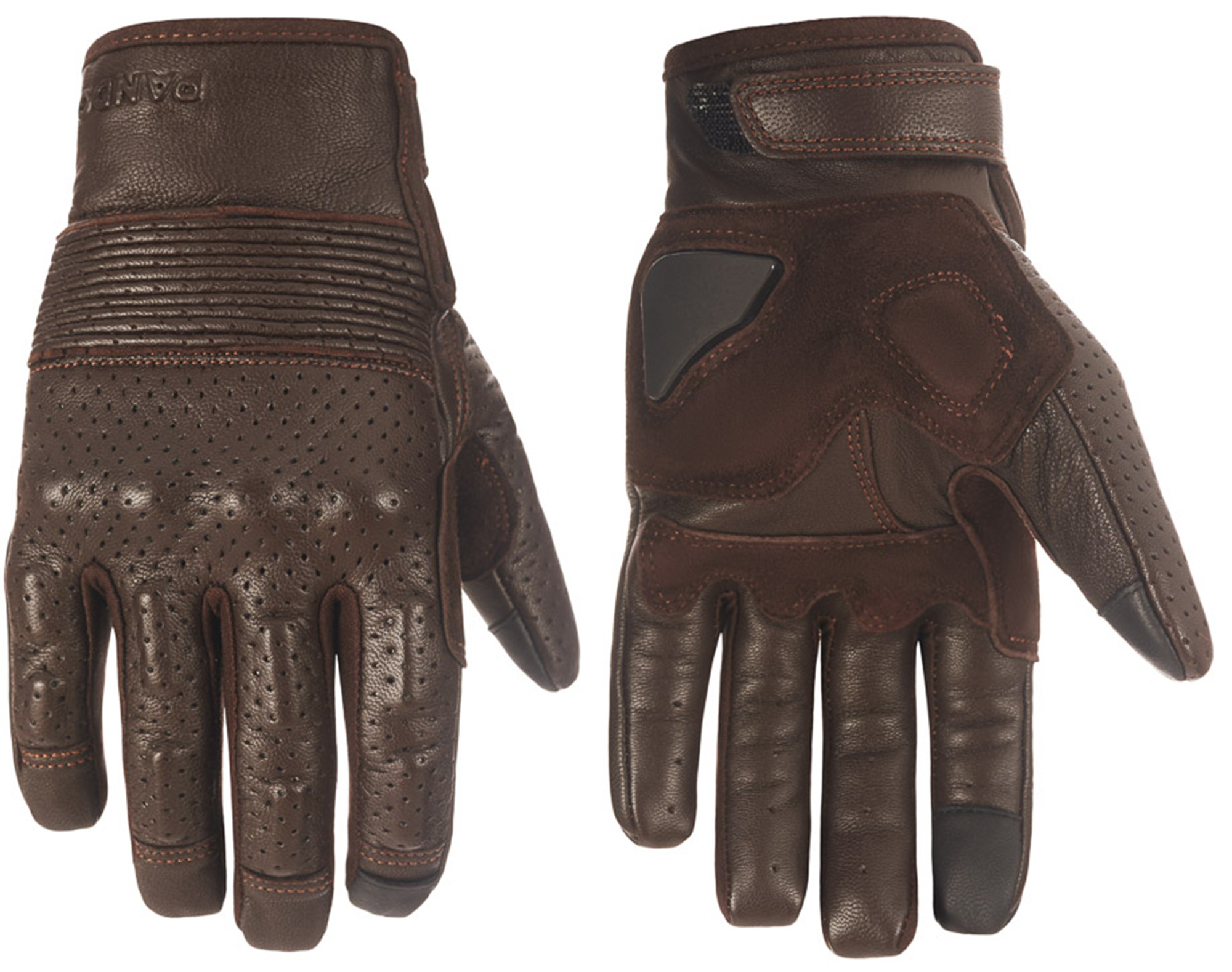 Pando Moto Onyx 02 Mănuși de motocicletă perforate Maro S Figura 7