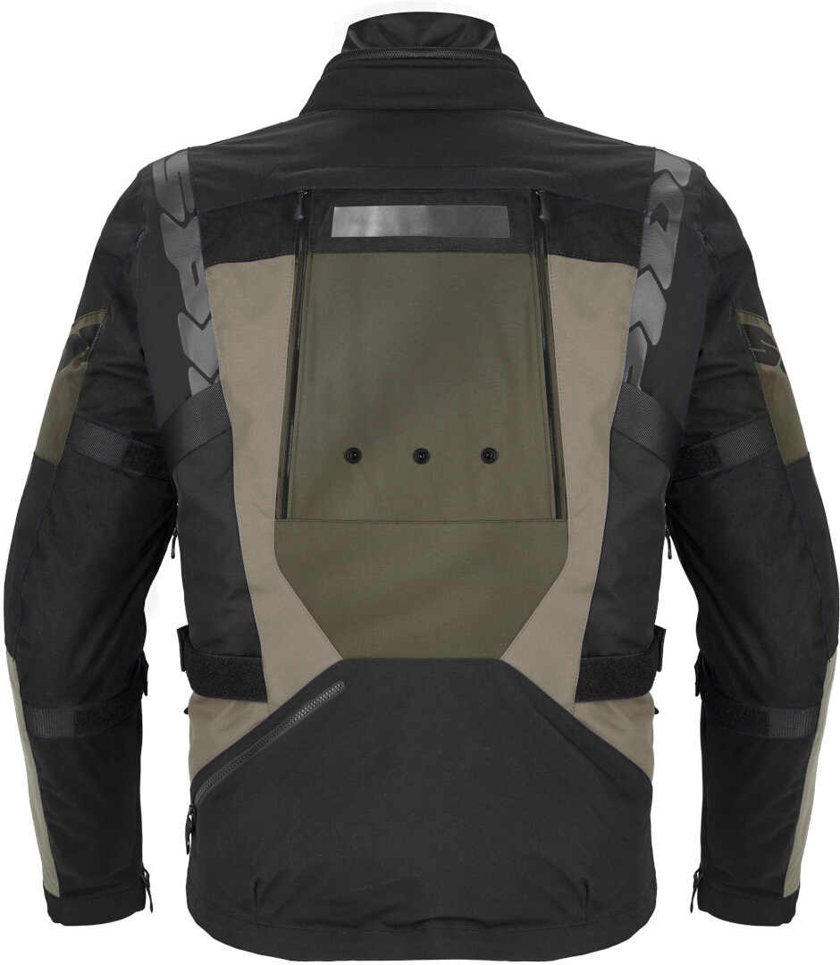 Spidi 4 Season Evo H2Out Motorcycle Textile Jacket black/olive L Figure 2