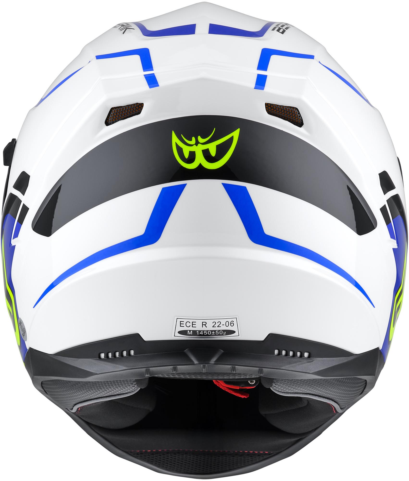 Berik FF869 Arok Helm wit/blauw/geel S Figuur 4