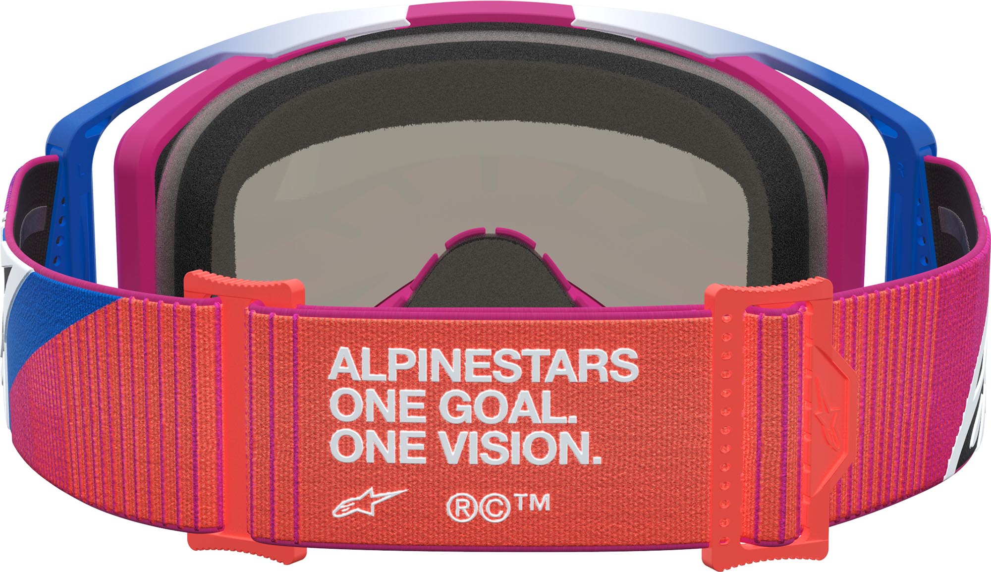 Side view of Alpinestars Vision 8 Maven Mirror Motocross Goggles