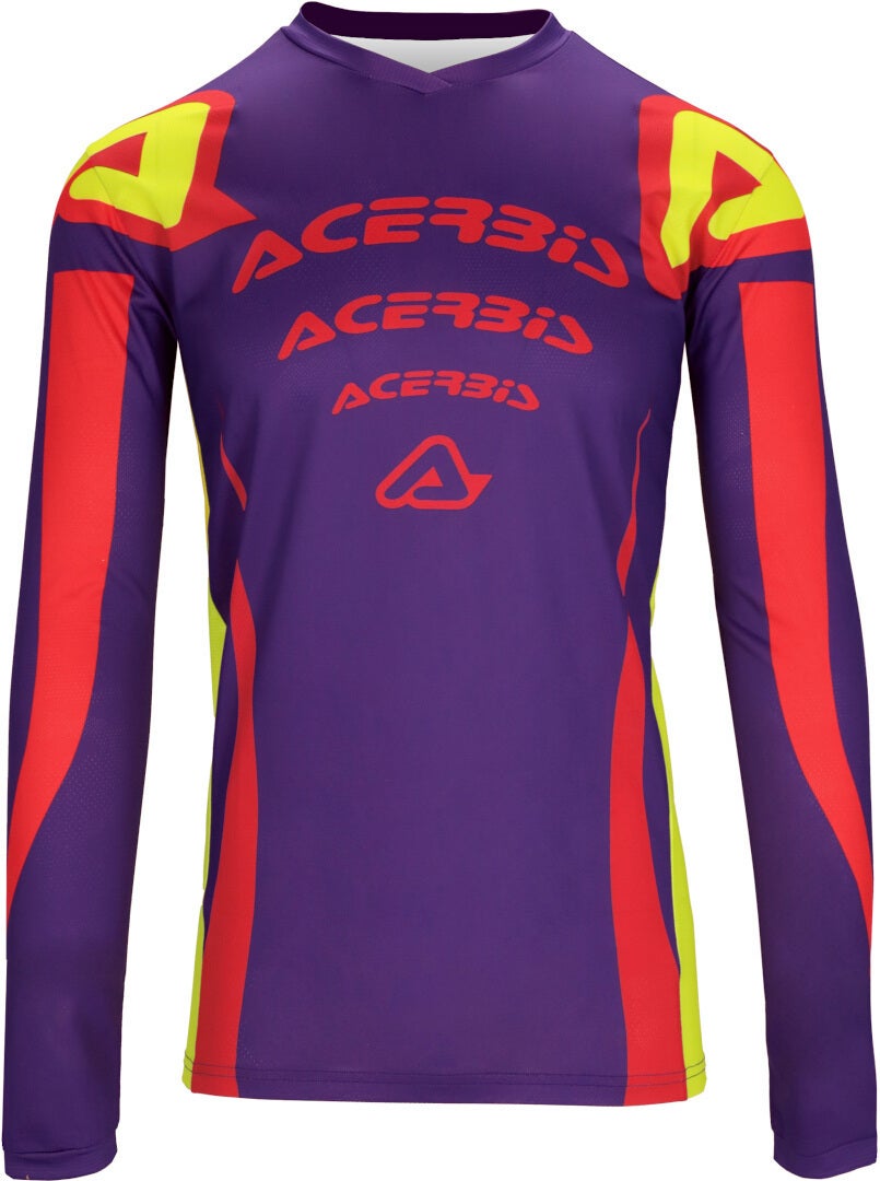 Acerbis MX J-Track Askar Motorcross Jersey paars/rood M Figuur 7