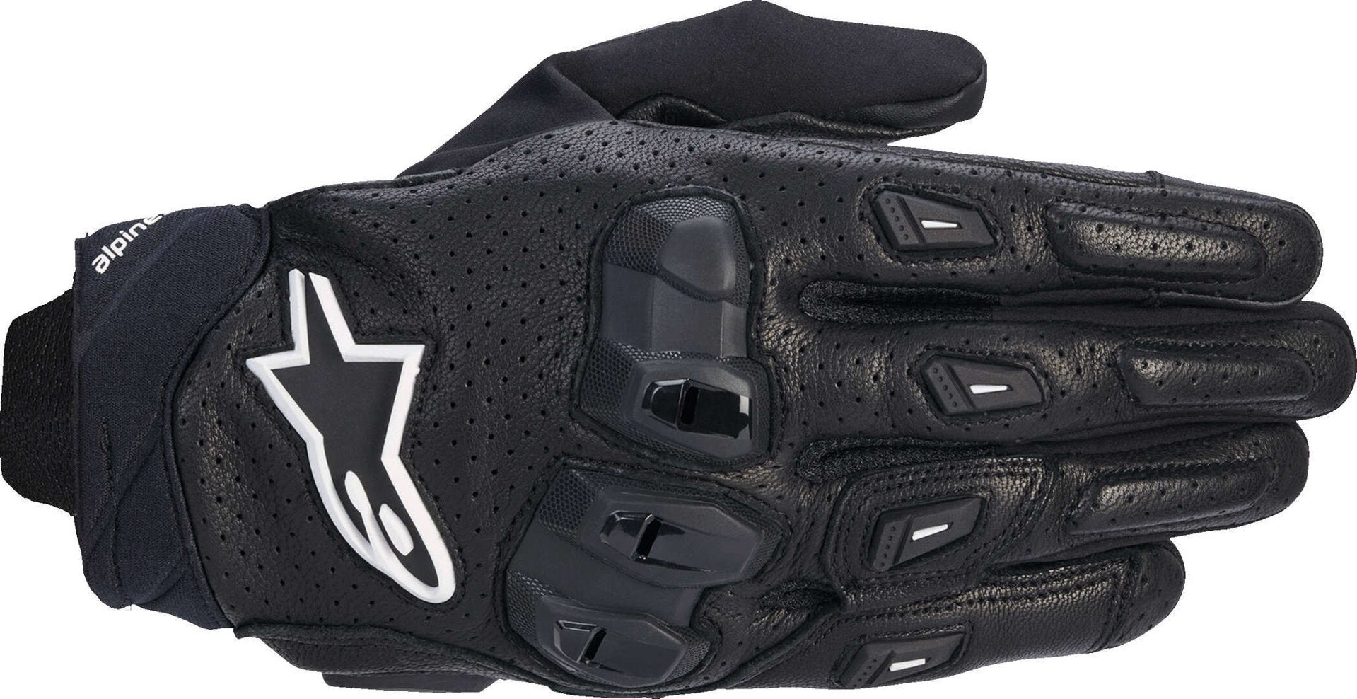 Alpinestars Sp X 7 perforerede motorcykelhandsker Sort/hvid 3XL Figur 1