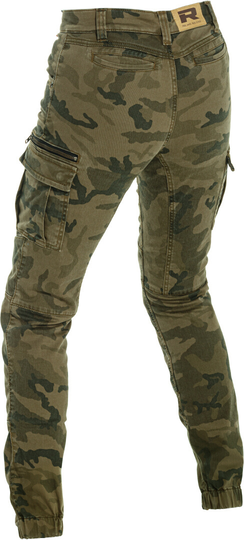 Richa Apache Camo Dames Motorfiets Jeans olijfcamouflage 40 Figuur 2