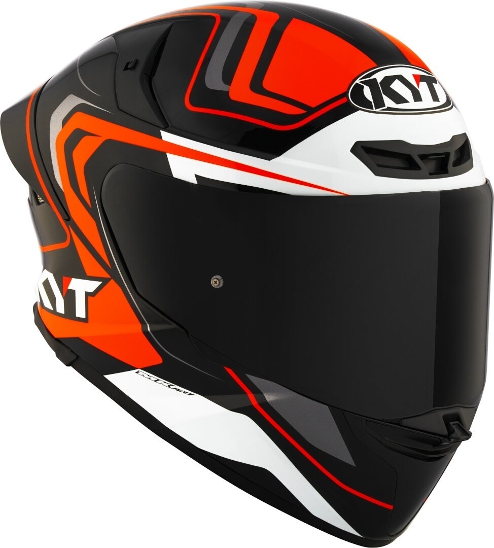 KYT TT-Revo Overtech Hjelm sort/orange S (55/56) Figur 7