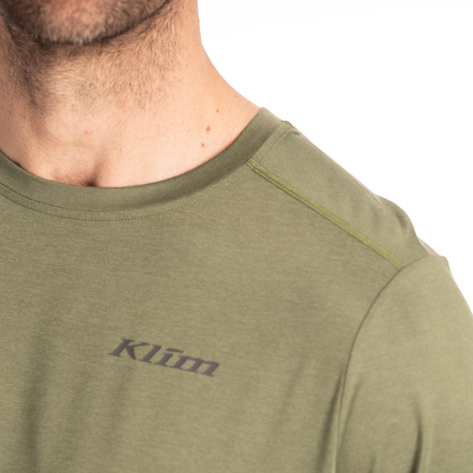 Klim Static Peak Chemise à manches longues Vert S Figure 3