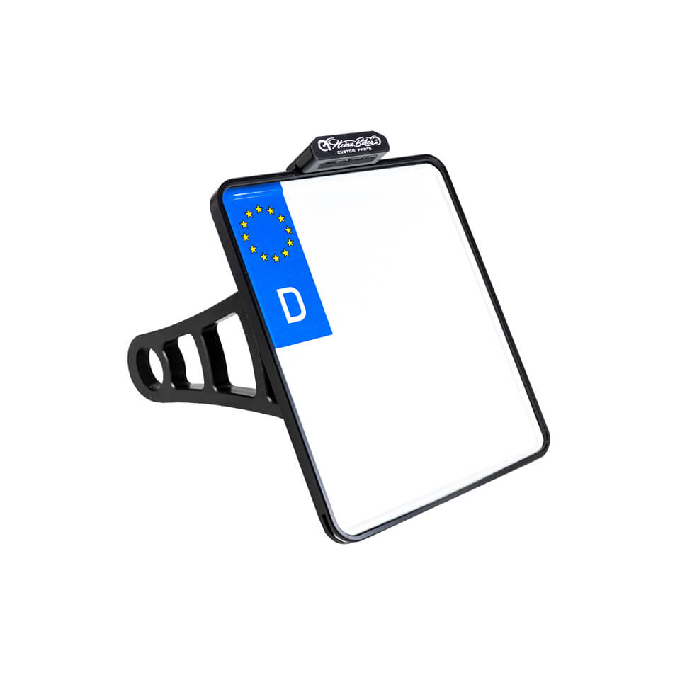 HeinzBikes Side Mount titular da placa, Sportster até 2019, incl. iluminação da placa led Artigo principal Figura 1