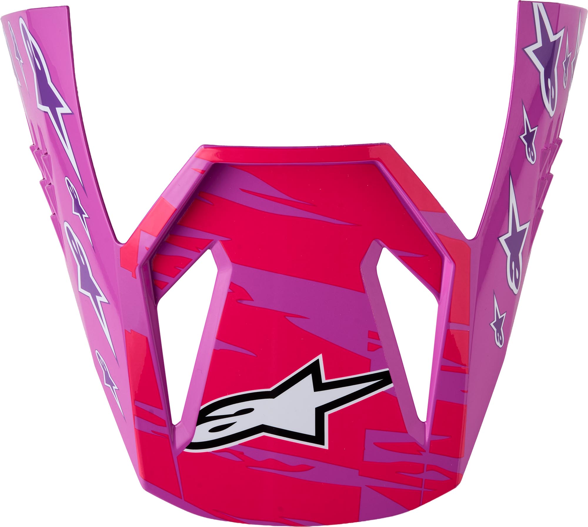 Alpinestars S-M3 Falcon Helmet Peak ljubičasta/bijela Slika 1