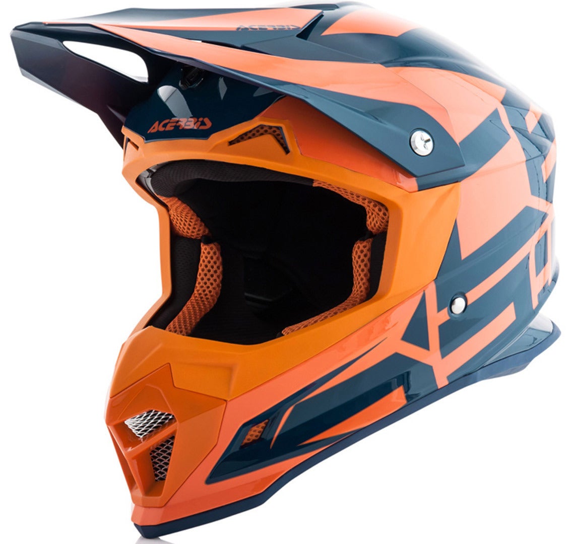 Acerbis Profile 4 Motocross Helm blau/orange M (57/58) Abbildung 1