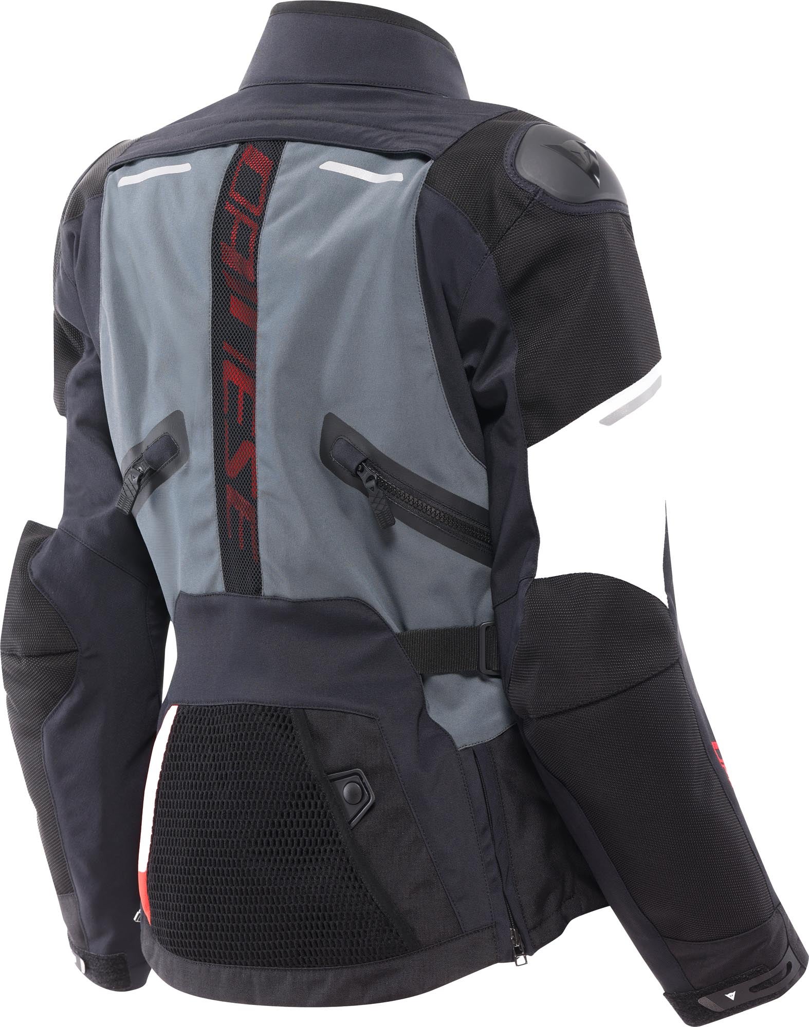 Dainese Carve Master 4 Gore-Tex waterproof Ladies Motorcycle Jacket black/grey/red 48 Figure 2