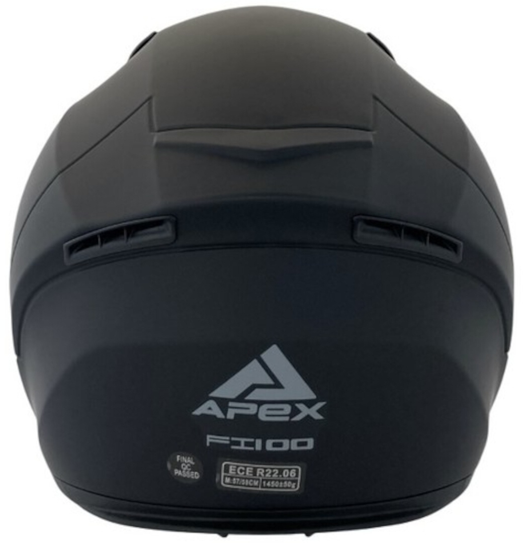 APEX FI100 Casco nero opaco S (55/56) Figura 2