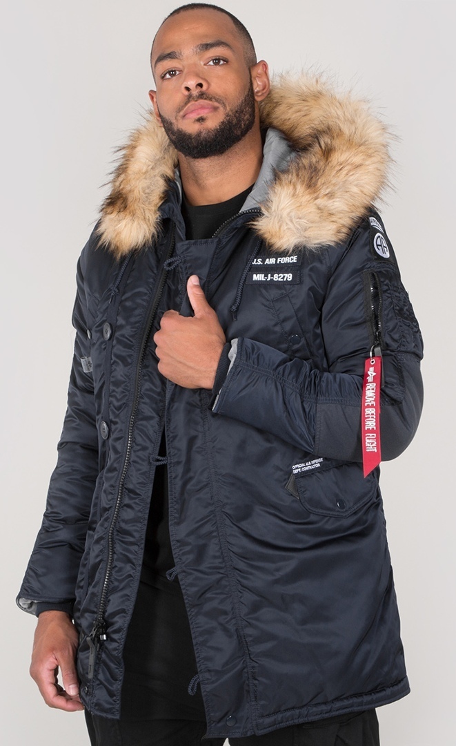 Alpha Industries N3B Airborne Jacke dunkelblau S Abbildung 2