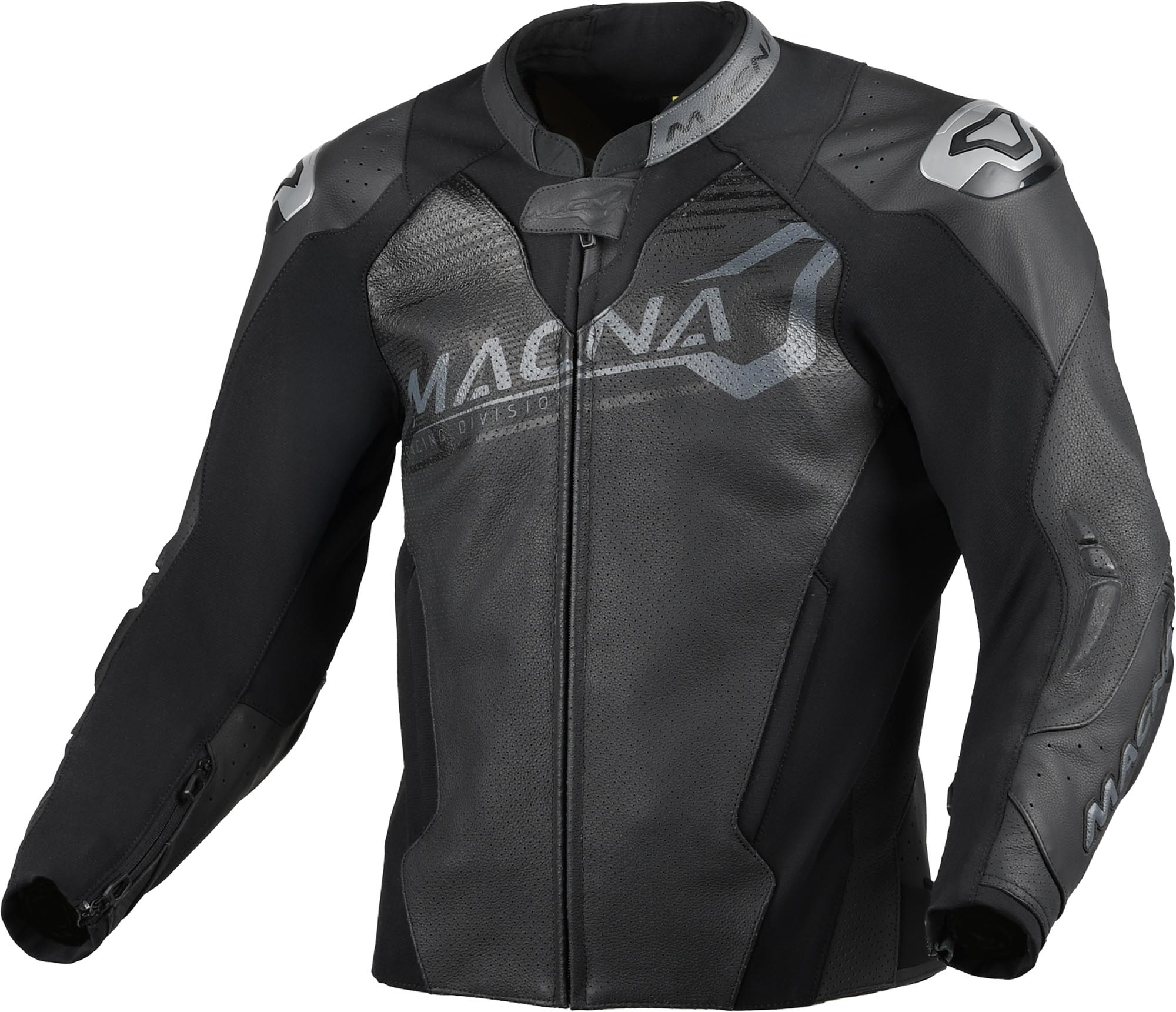 Macna Blitz Motorcycle Leather Jacket black 58 Figure 1