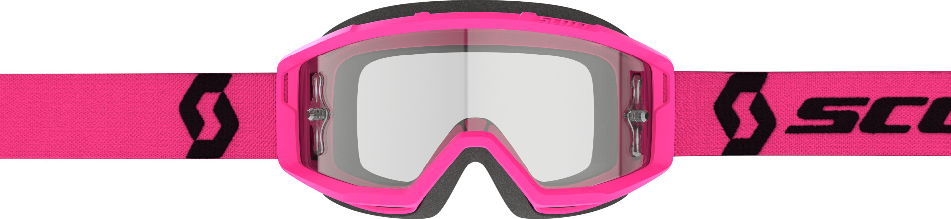 Scott Primal Clear Motocrossglasögon rosa/svart Figur 2