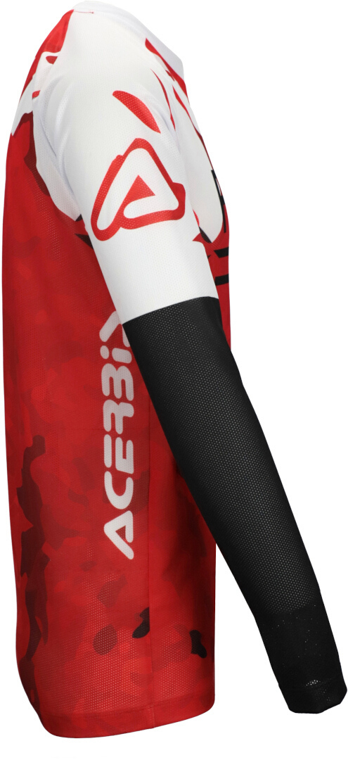 Acerbis J-Windy Vented Watermark Tricou de motocross Roșu/Alb S Figura 7