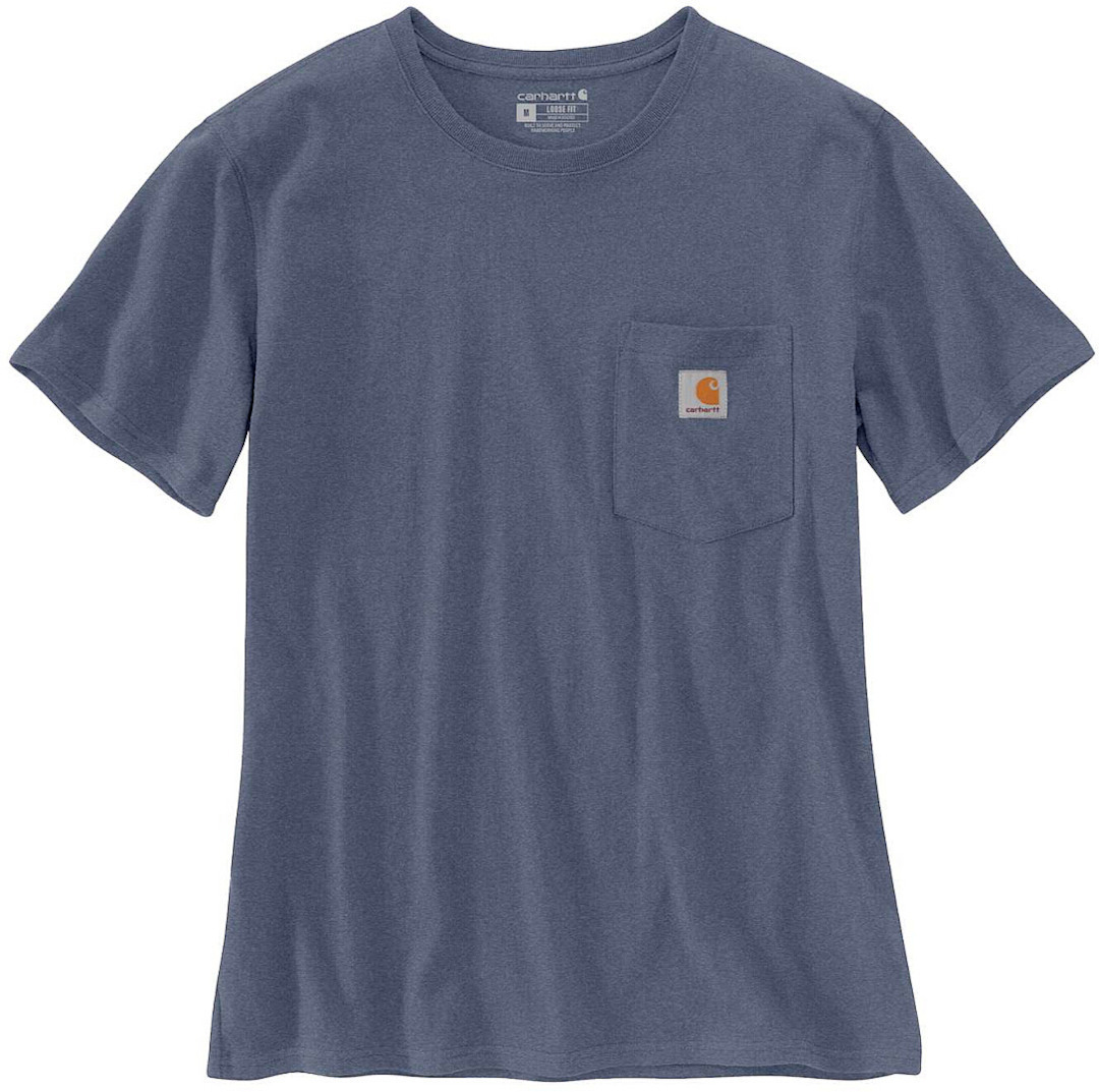 Carhartt Workwear Pocket Tricou de damă Albastru/gri XS Figura 1