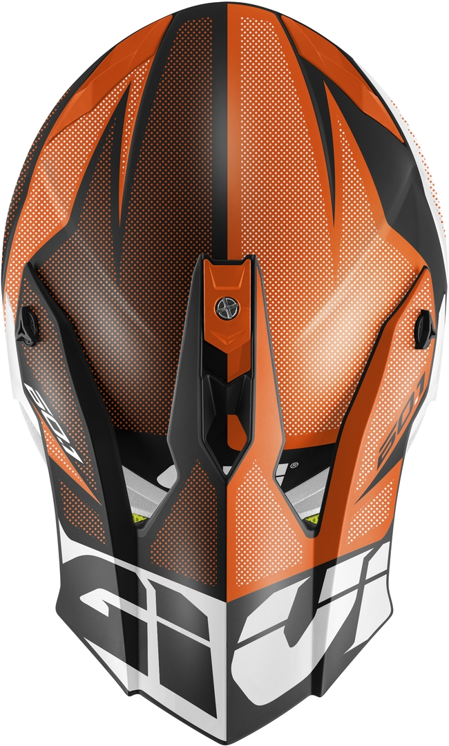 GIVI 60.1 Invert Cross Hjälm Svart matt/orange S Figur 4