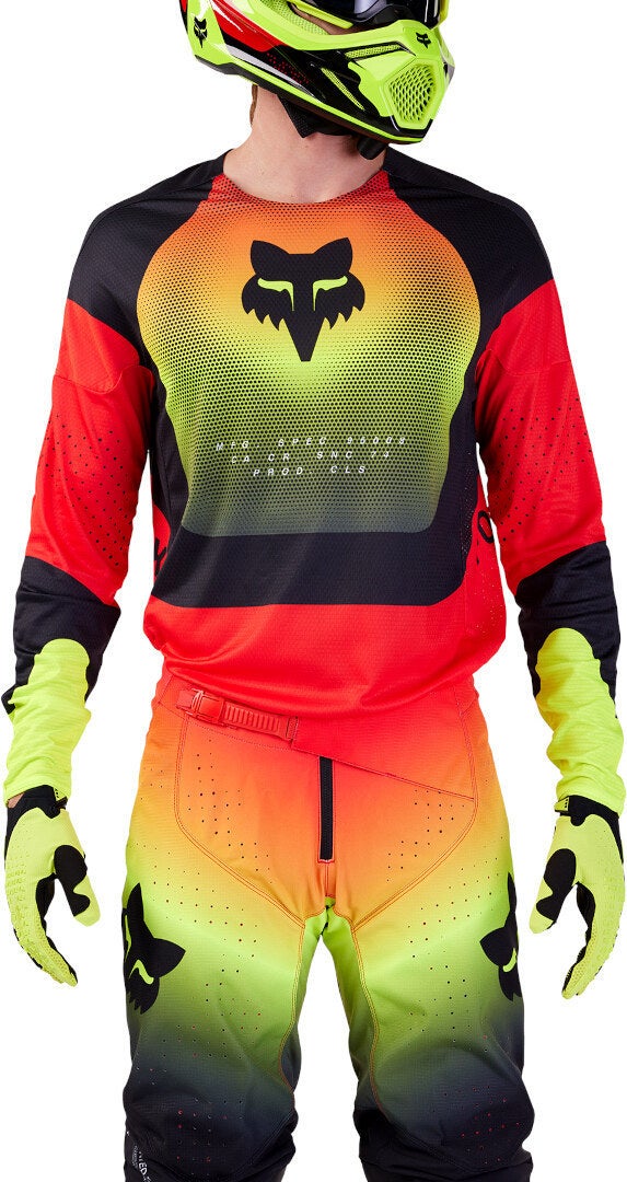 FOX 360 Revise Maillot de motocross Rouge/Jaune/Noir XXL Figure 5