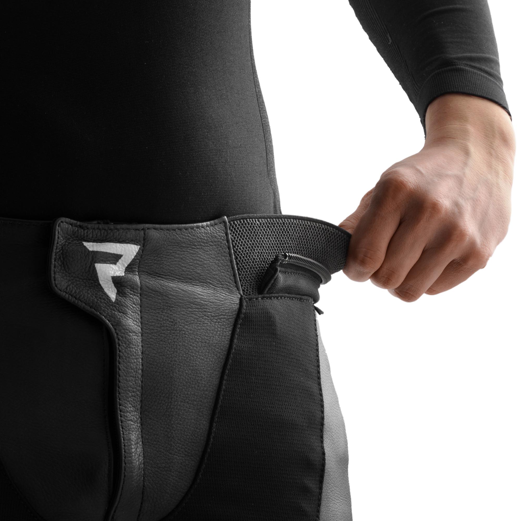 Side view of Rebelhorn Inferno Motorcycle Leather Pants