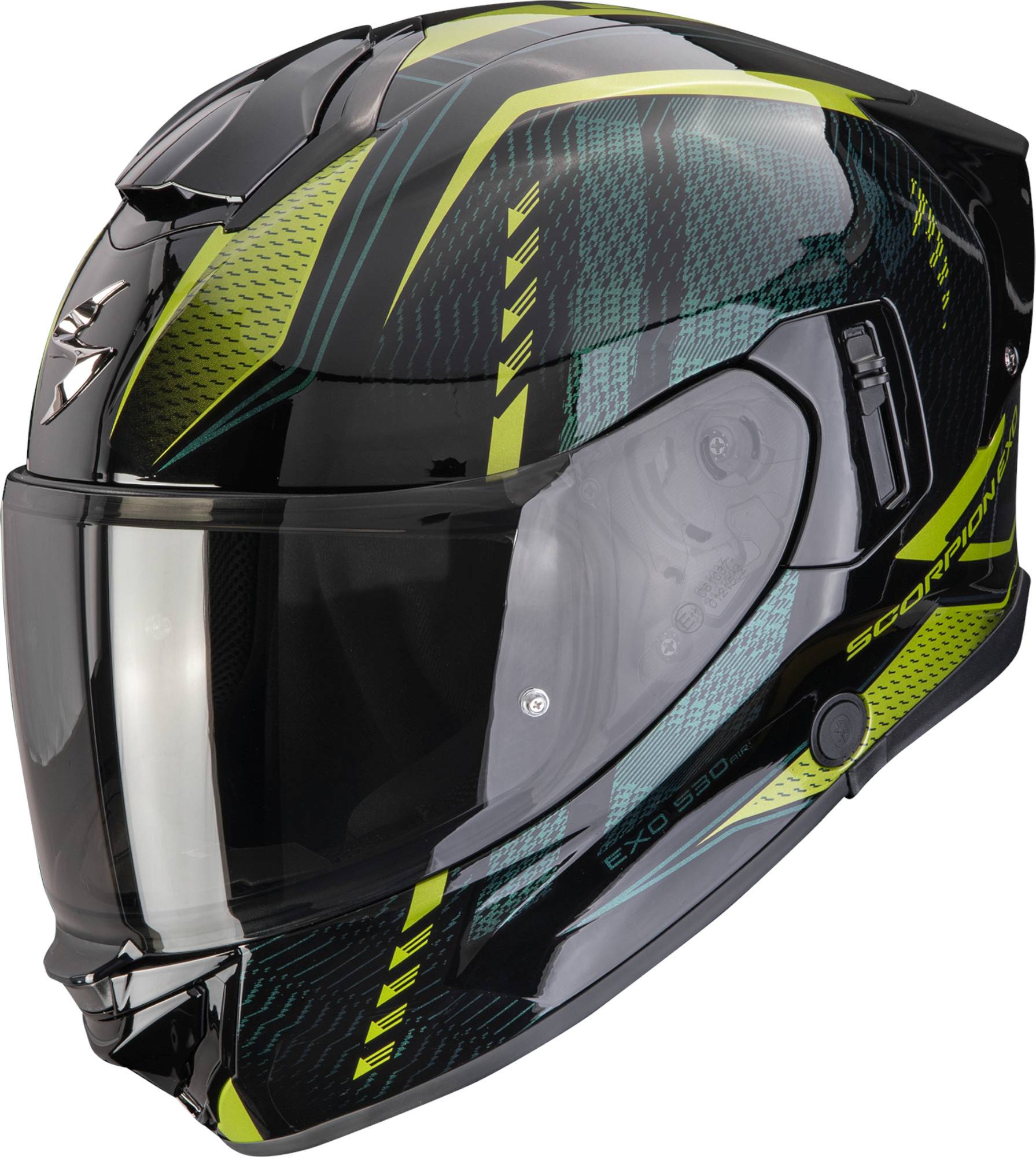 Scorpion Exo-530 Air Theras Casque intégral noir/vert S (55/56) Figure 1