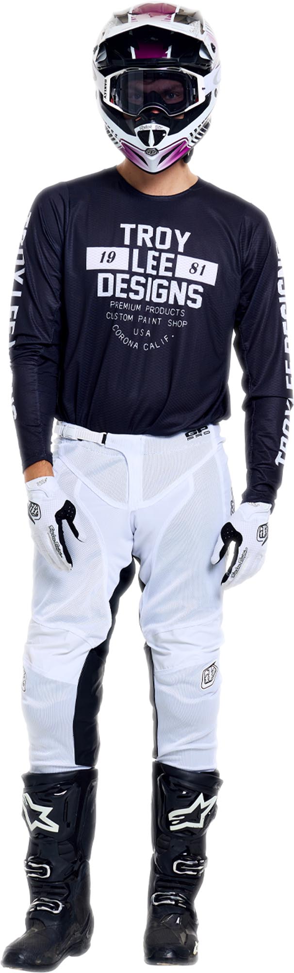 Troy Lee Designs GP Pro Air Seal Motocrosstrøje Sort L Figur 10