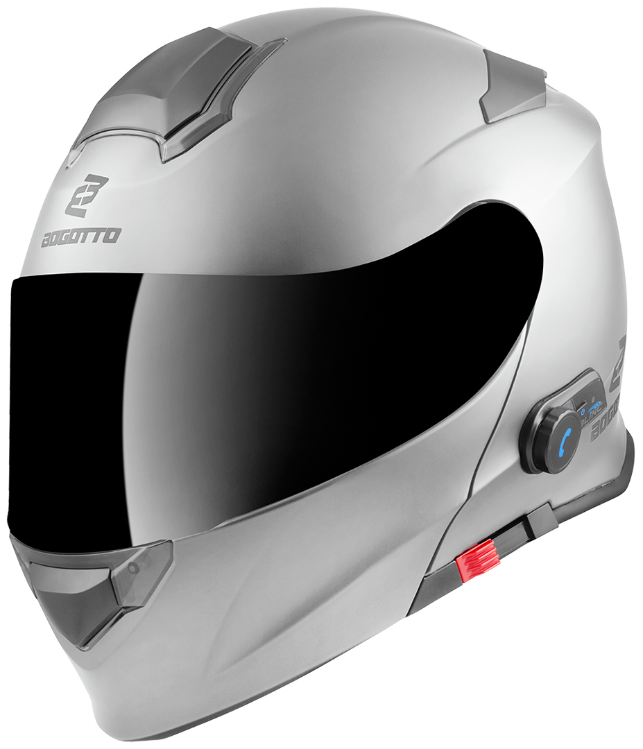 Bogotto V271 BT Bluetooth Klapphelm silber S Abbildung 3