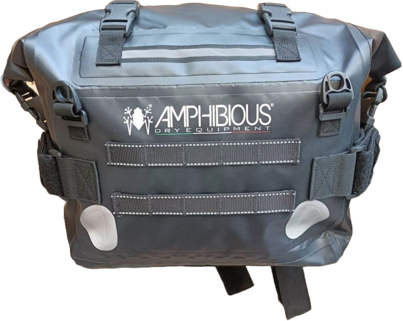 Amphibious Motobag II 2024 Set de genți laterale impermeabile negru Figura 1